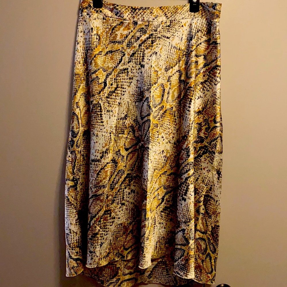 Vero Moda Satin Snake Print Skirt